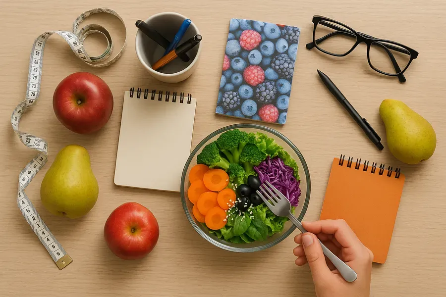 Persona leyendo contenido práctico sobre hábitos y bienestar